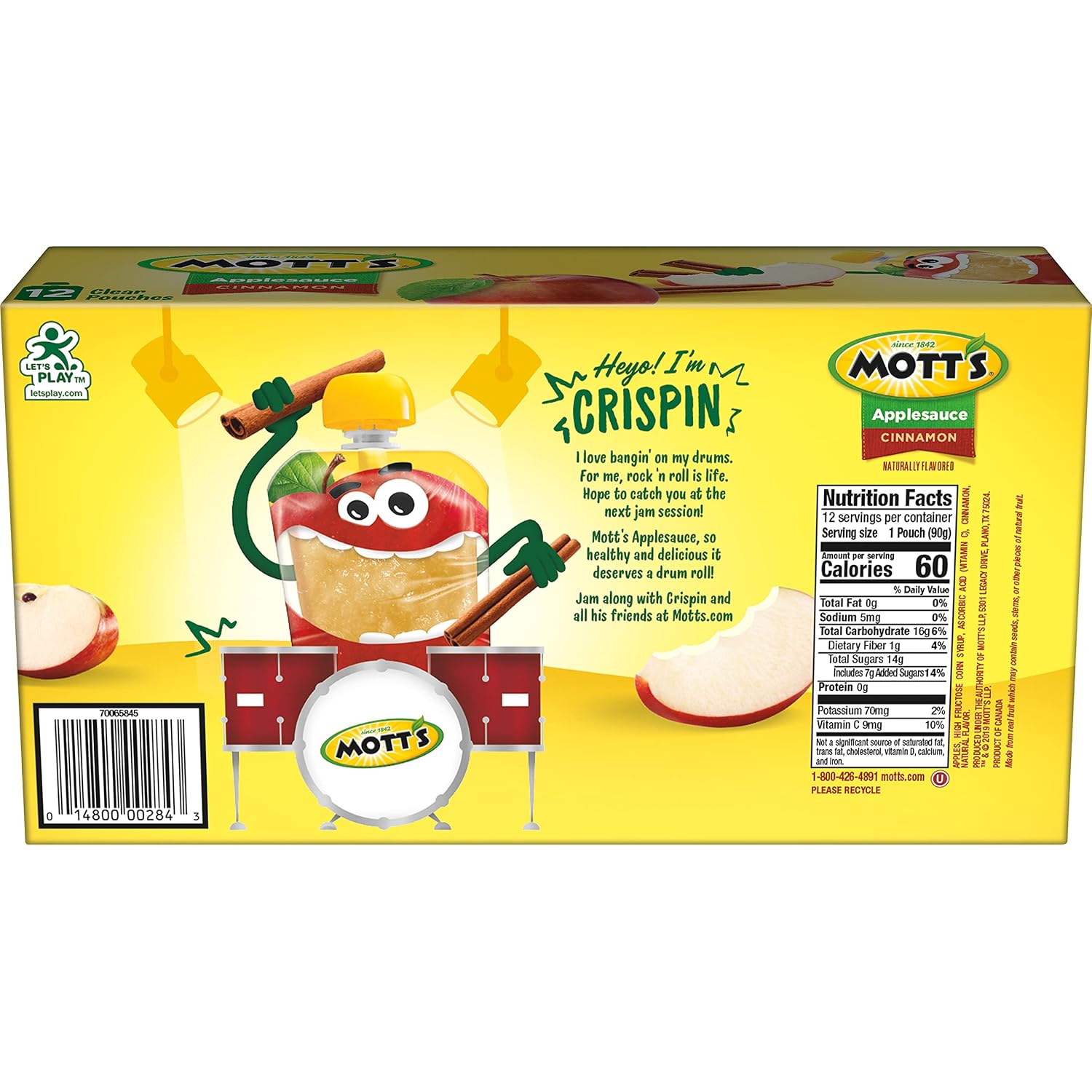 Mott's Original Applesauce, 3.2 Oz Clear Pouches, 48 Count (4 Packs Of 12), No Artificial Flavors, Good Source Of Vitamin C, Nutritious Option For The Whole Family