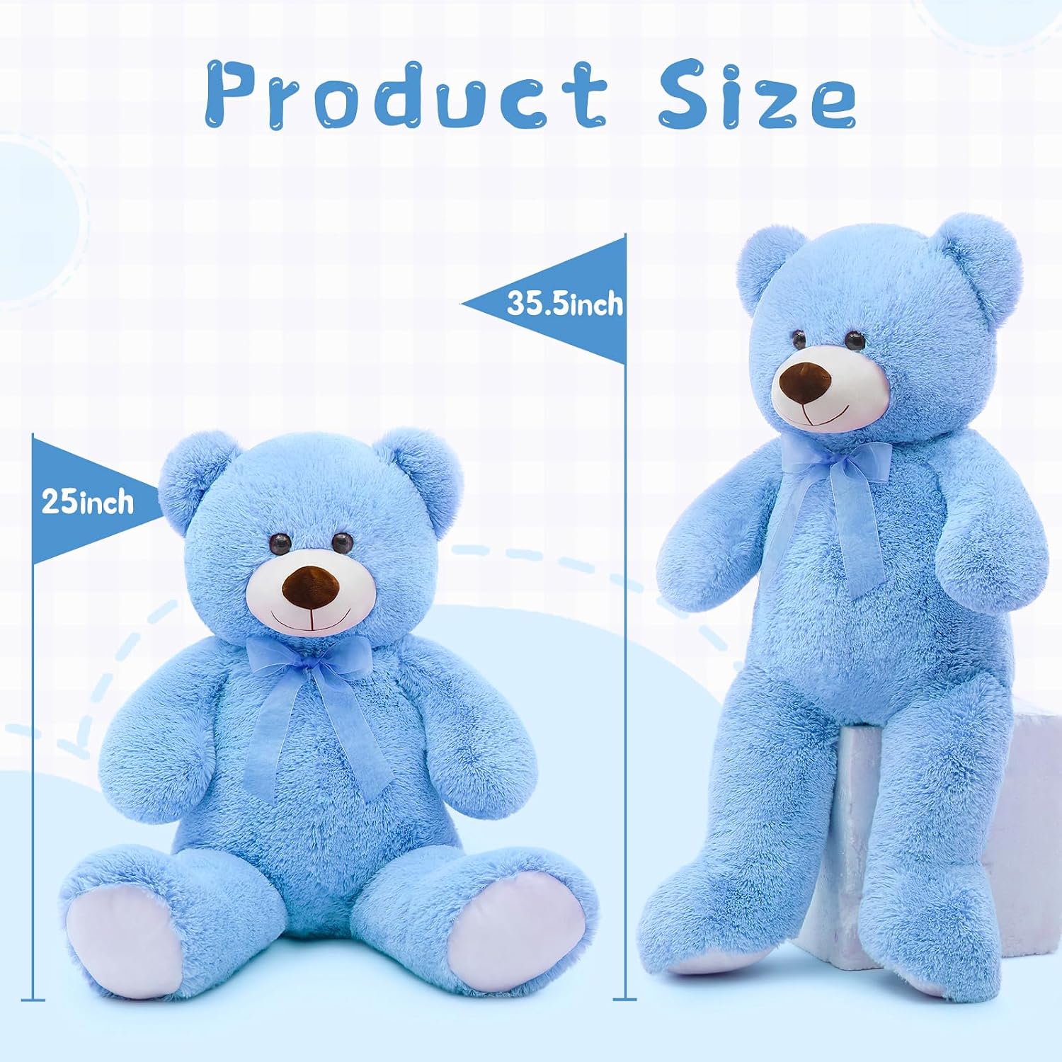 Toys Studio 47 Inch Big Teddy Bear Giant Stuffed Animal for Girls