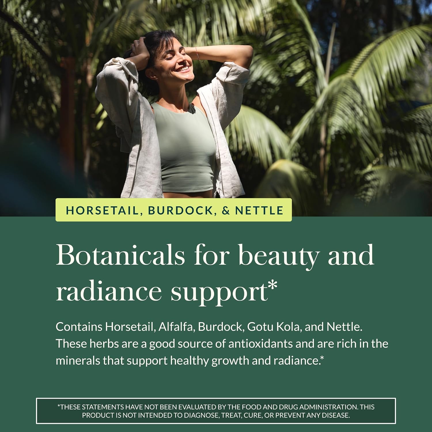 Gaia Herbs Hair, Skin & Nails - Supplement to Support Healthy Skin, Hair & Nail Health* - Astaxanthin, Horsetail