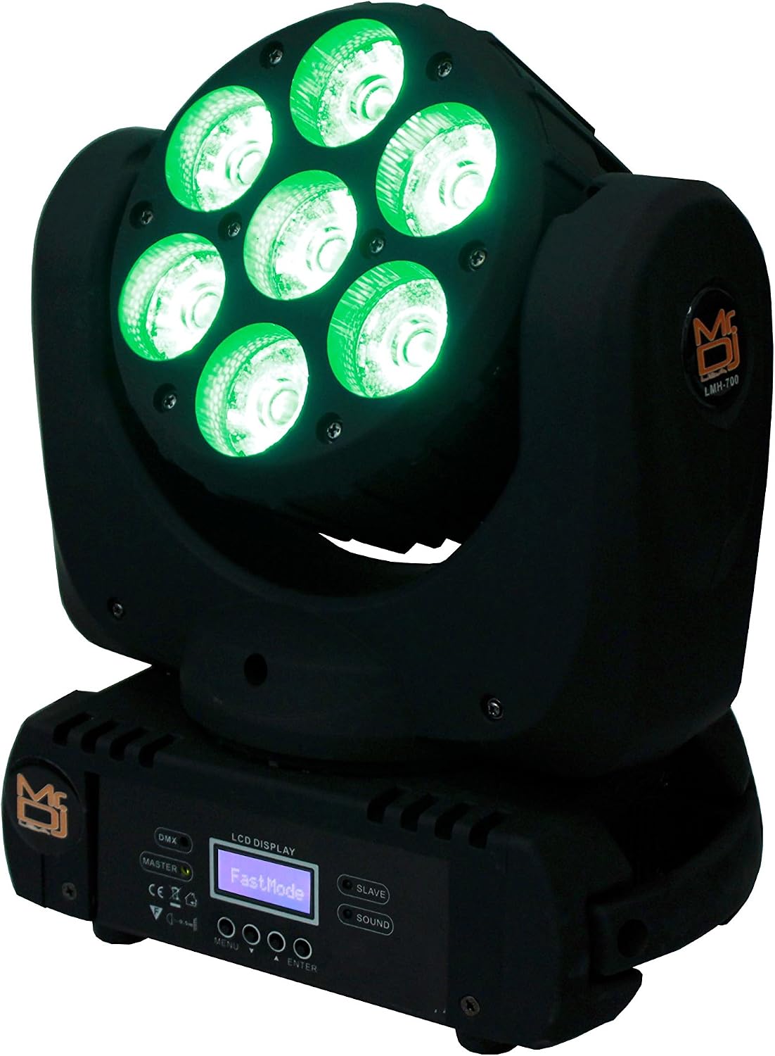 LMH700 4-in-1 RGBW LED Beam Wash Lamp Moving Head Light DJ Show Stage Lighting