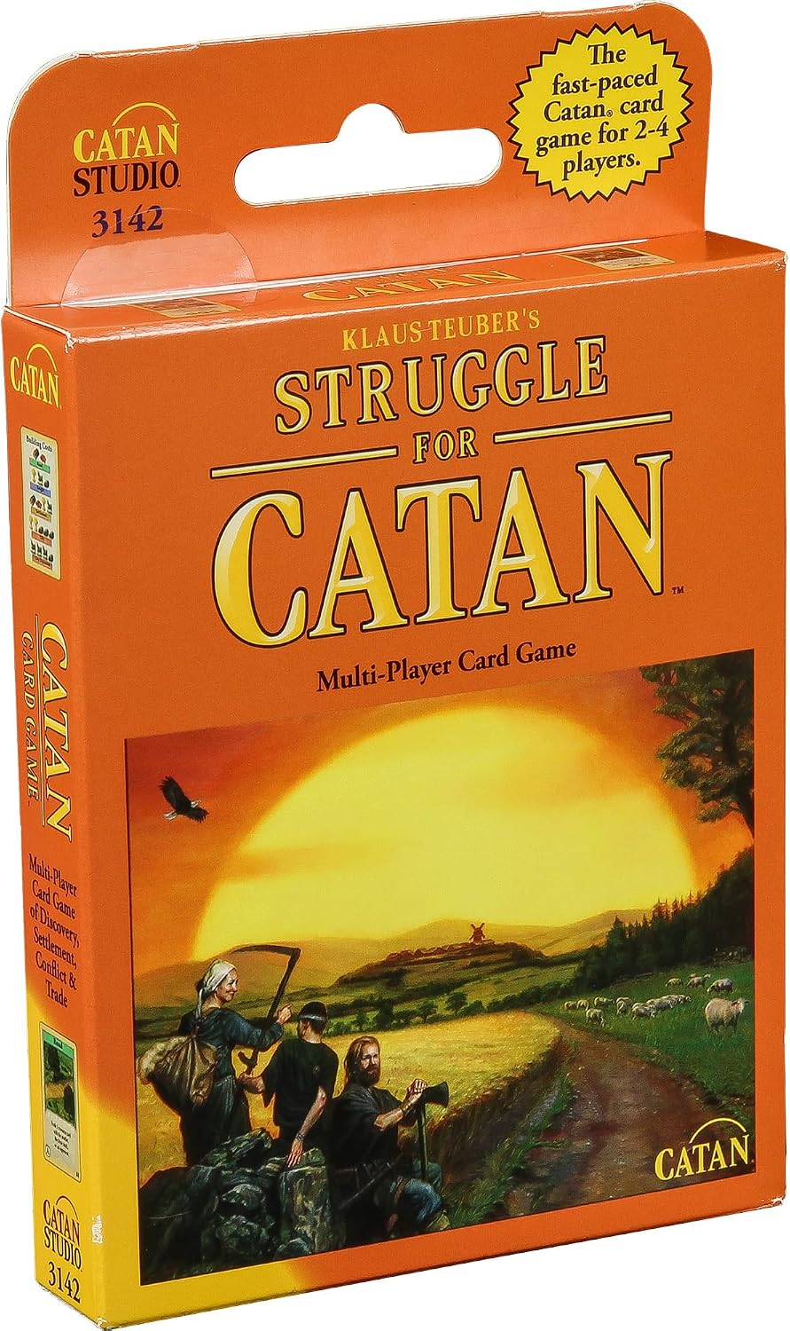 Struggle for CATAN Card Game - Fast-Paced Kingdom Building! Strategy Game, Family Game for Kids & Adults, Ages 8+, 2-4 Players, 30-60 Minute Playtime