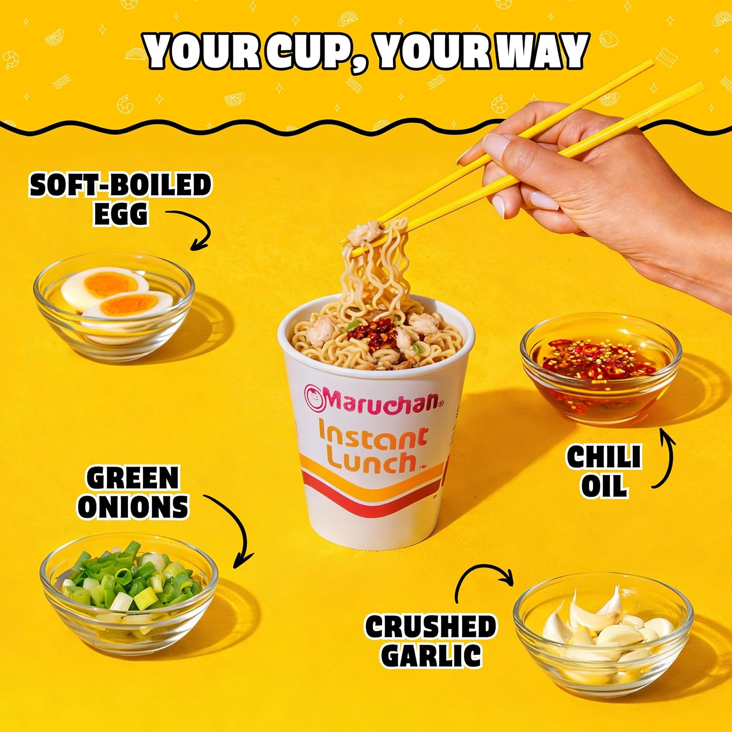 Maruchan Instant Lunch Ramen Noodles, Cheddar Cheese Flavor – Japanese-Style Instant Noodle Soup, Easy Meal Ready in 3 Minutes – 2.25 Oz. (12 Pack)