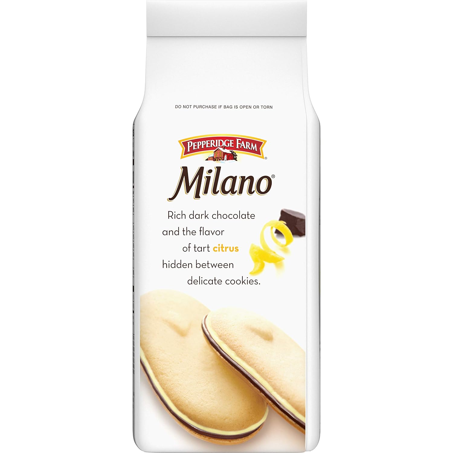 Pepperidge Farm Milano Cookies, Dark Chocolate, 20 Packs Tub, 2 Cookies Per Pack