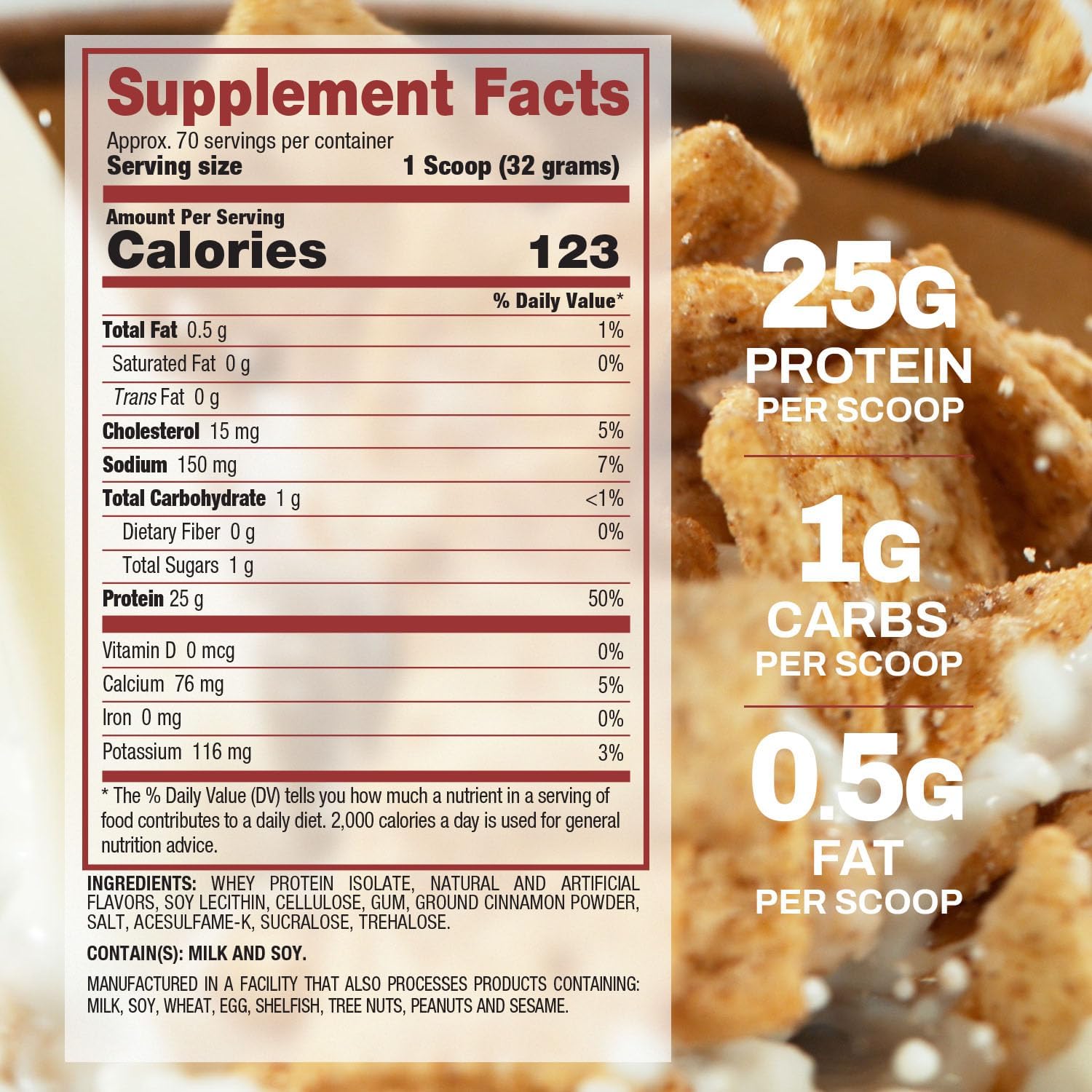 BPI Sports ISO HD Isolate Protein Powder – 100% Whey Isolate, Protein Powder for Muscle Gain - Chocolate Brownie, 5.4 Pounds - 69 Servings