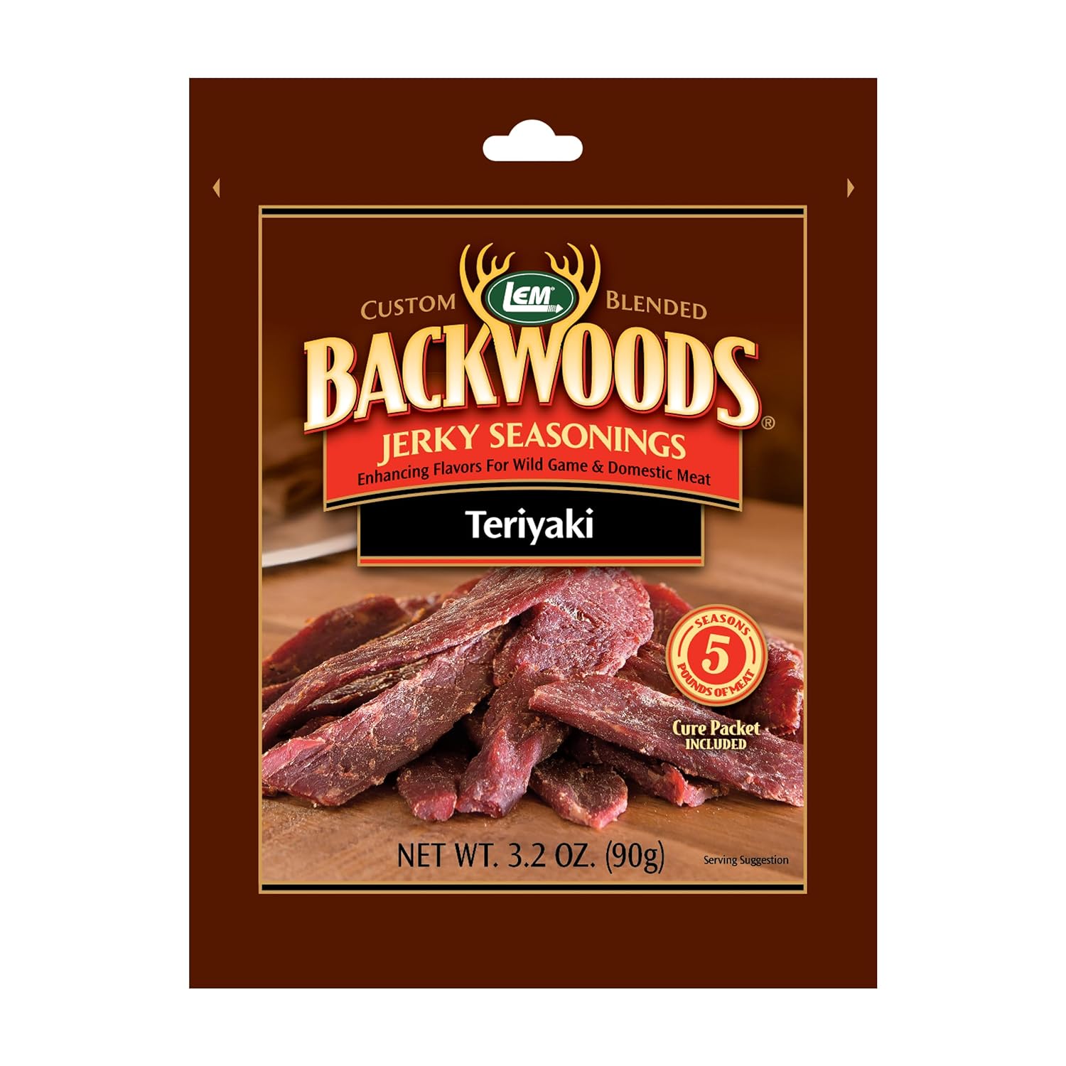 LEM Backwoods Teriyaki Seasoning with Cure Packet ,1 oz.