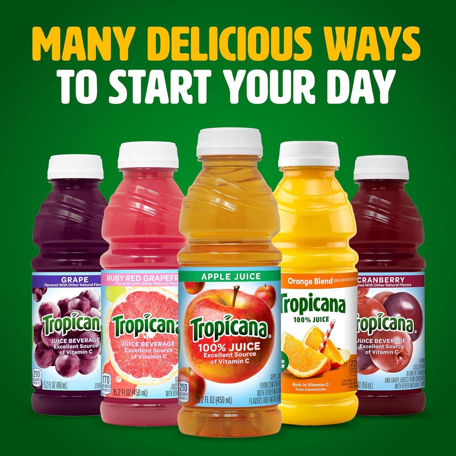 Tropicana Pineapple Peach Mango 100% Juice, 24-pack, 10 fl oz bottles