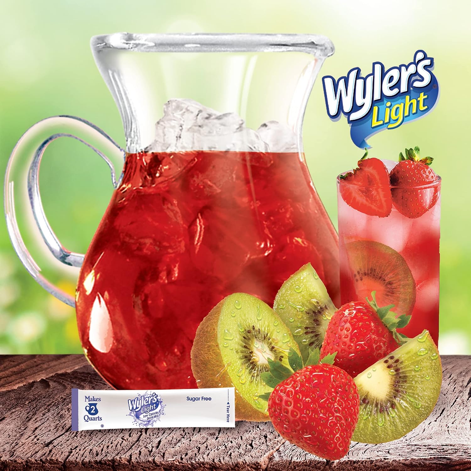Wyler's Light Pitcher Packs Water Drink Mix, Fruit Punch, 6 Packets