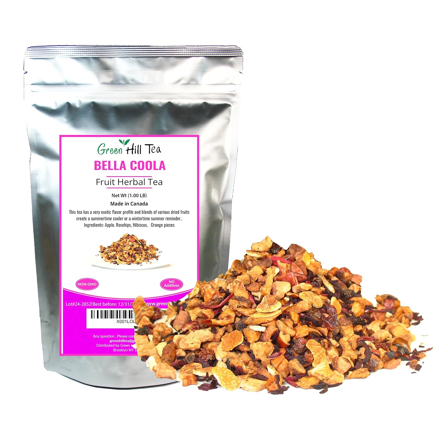 Green Hill Tea Osmanthus Flower Dried – Premium– Fragrant Osmanthus Dried Flowers -Loose Leaf Tea – 100% Pure, Natural, Non-GMO – Great for Brewing, Baking & Infusions 4 OZ