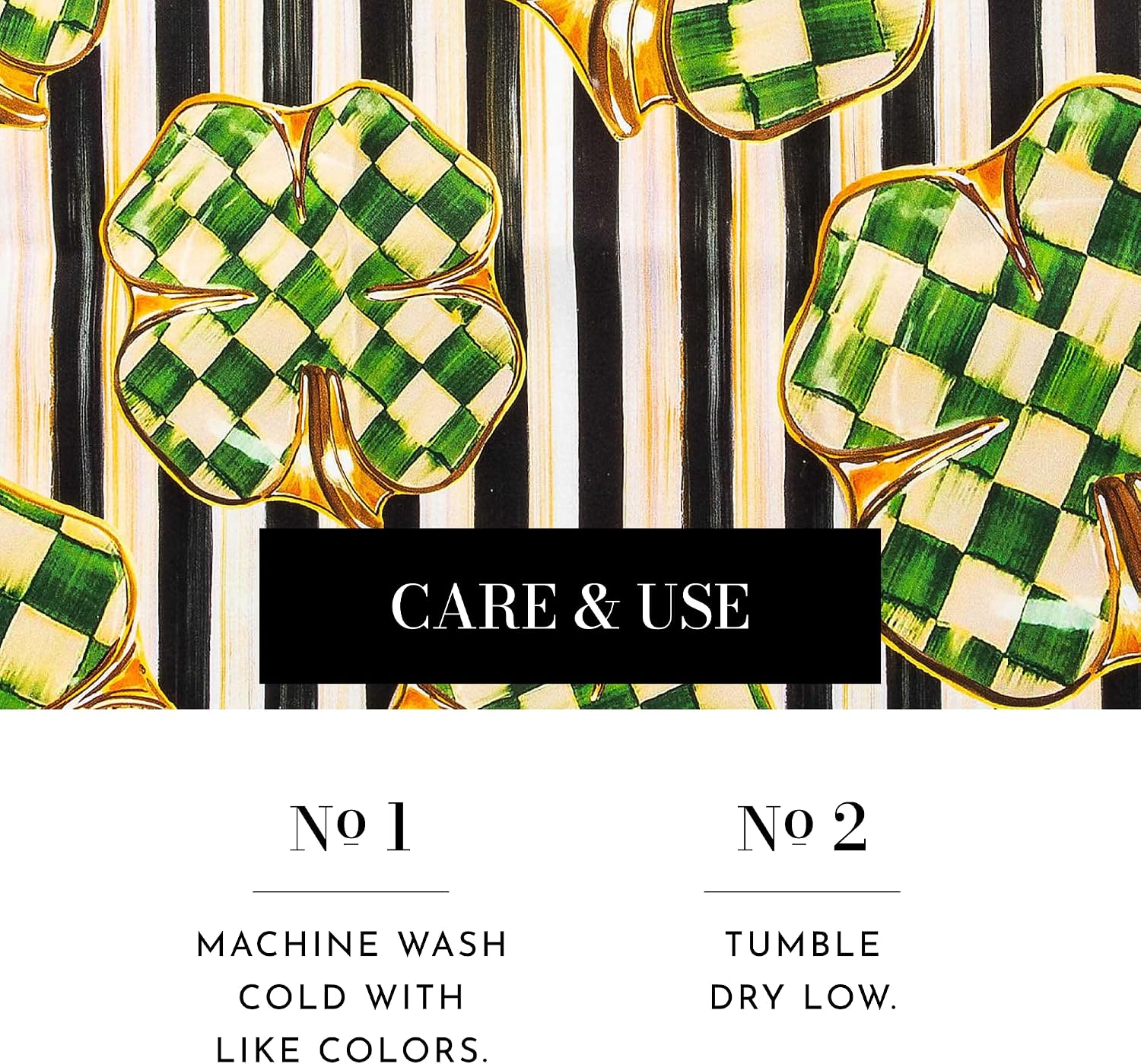 MACKENZIE-CHILDS Cotton Dish Towel, Hydrangea Tea Kettle