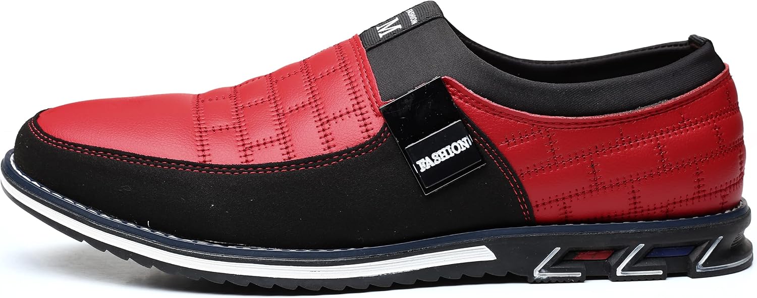 COSIDRAM Mens Casual Shoes Dress Sneakers Loafers Comfort Walking Shoes | Lightweight slip-on for hassle-free wear. Cloud-like comfort, sock-friendly fit for daily & semi-formal occasions.
