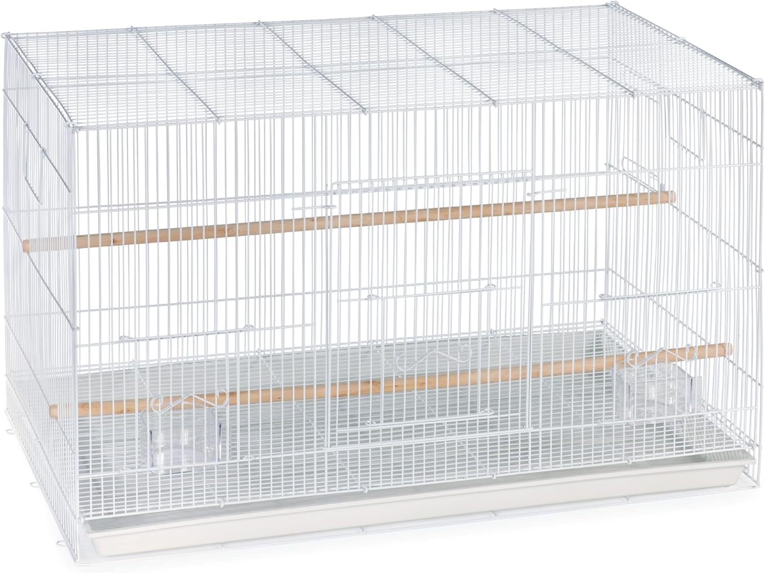 Prevue Pet Products Flight Cage Metal Steel Bird Crate, Multi-Bird Home Stackable Cage for Birds, Home Crate for Extra-Small Pet Parakeets, Finches