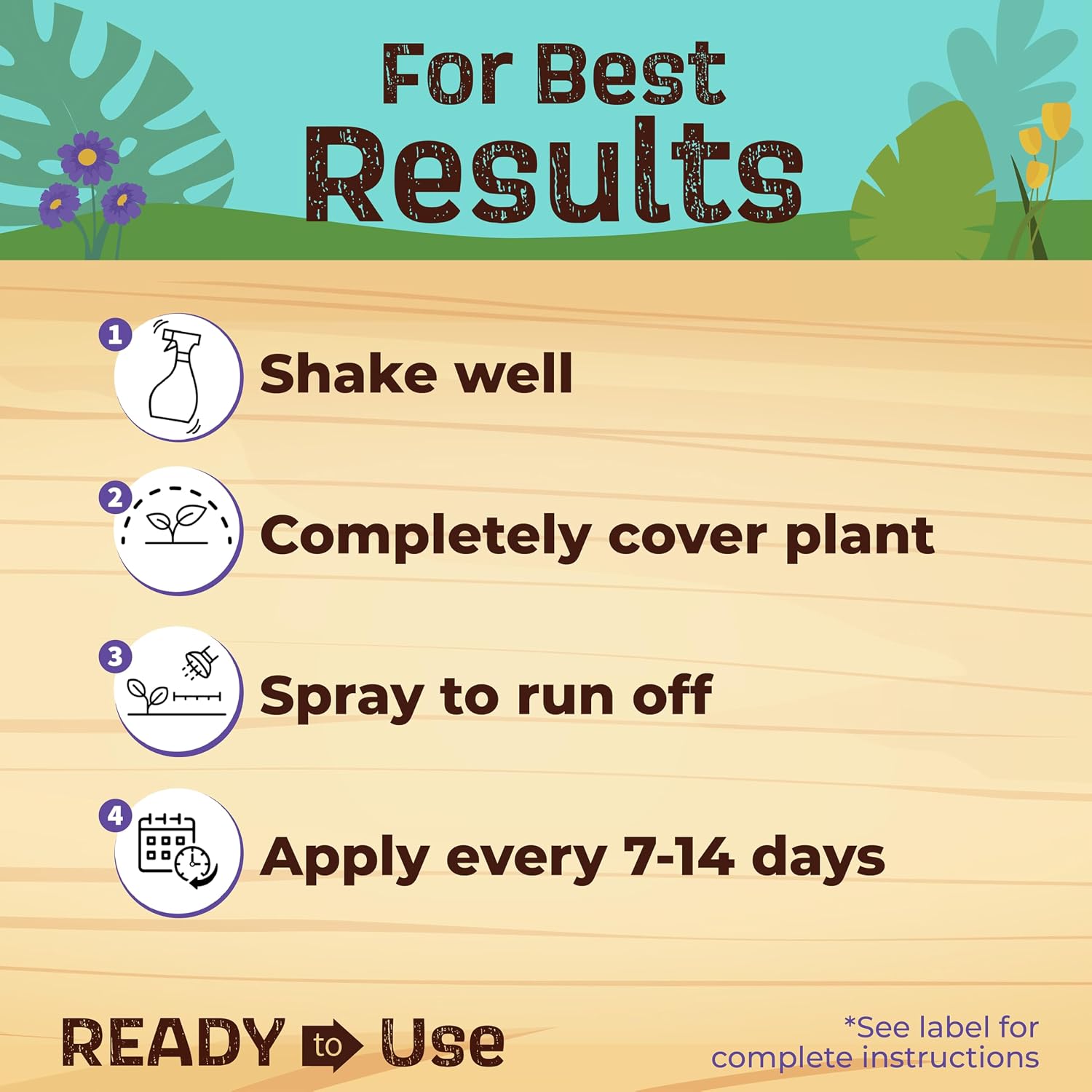 Bonide Captain Jack's Neem Oil, 32 oz Ready-to-Use Spray, Multi-Purpose Fungicide, Insecticide and Miticide for Organic Gardening | Multi-Purpose Fungicide, Insecticide and Miticide, For Plants, For Organic Gardening