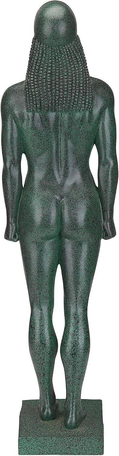 Design Toscano KY71304 Hebe Greek Woman Patron of Youth Indoor/Outdoor Garden Statue, Large Size, 10 inches Wide, 32 inches Tall, Handcast Polyresin, Antique Stone Finish