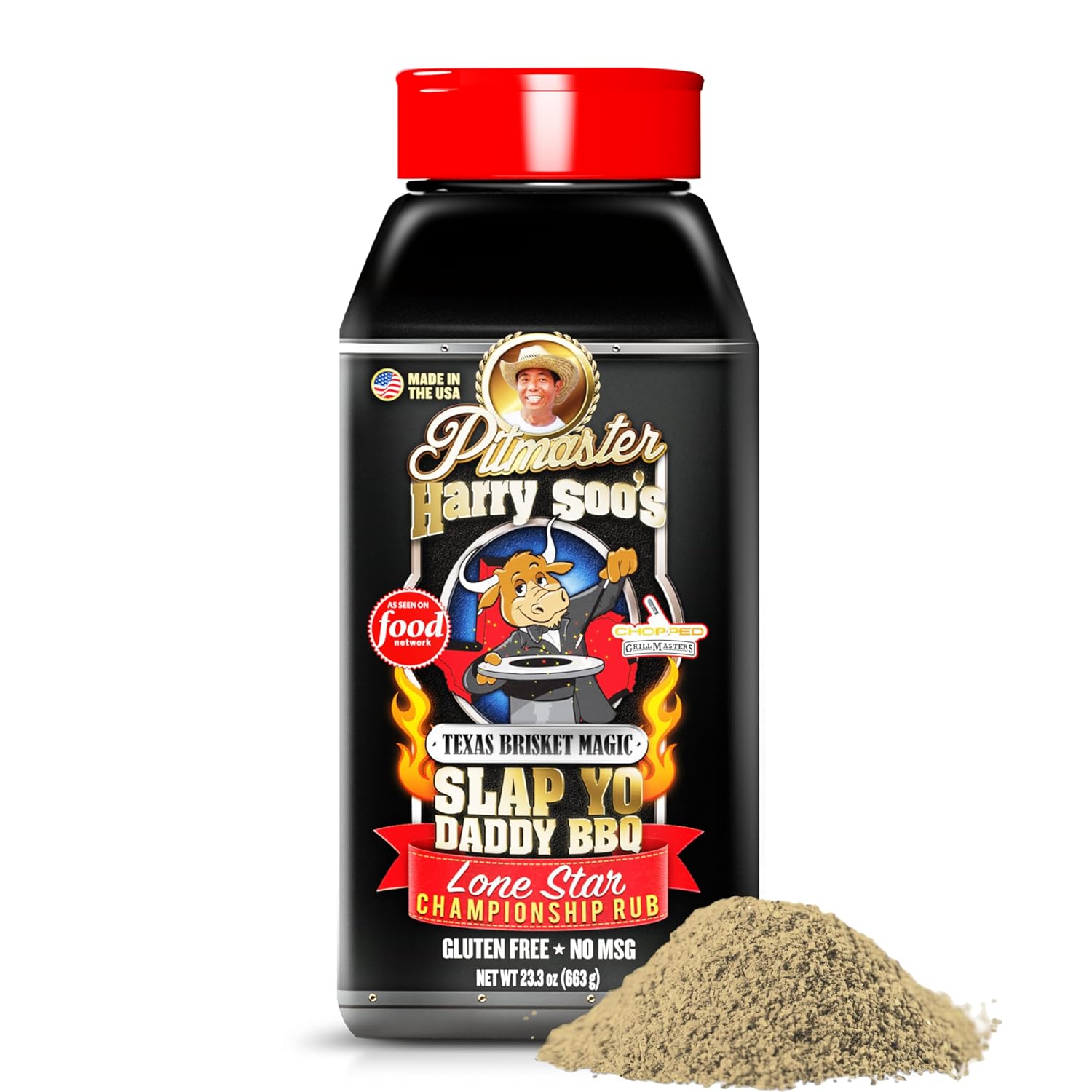 Slap Yo Daddy BBQ Rub Seasoning Jailbird Chicken - Award-Winning Poultry Seasoning Chicken Rub for Grilling and Smoking From Pitmaster Harry Soo - No MSG, Gluten-Free - 9.8 oz