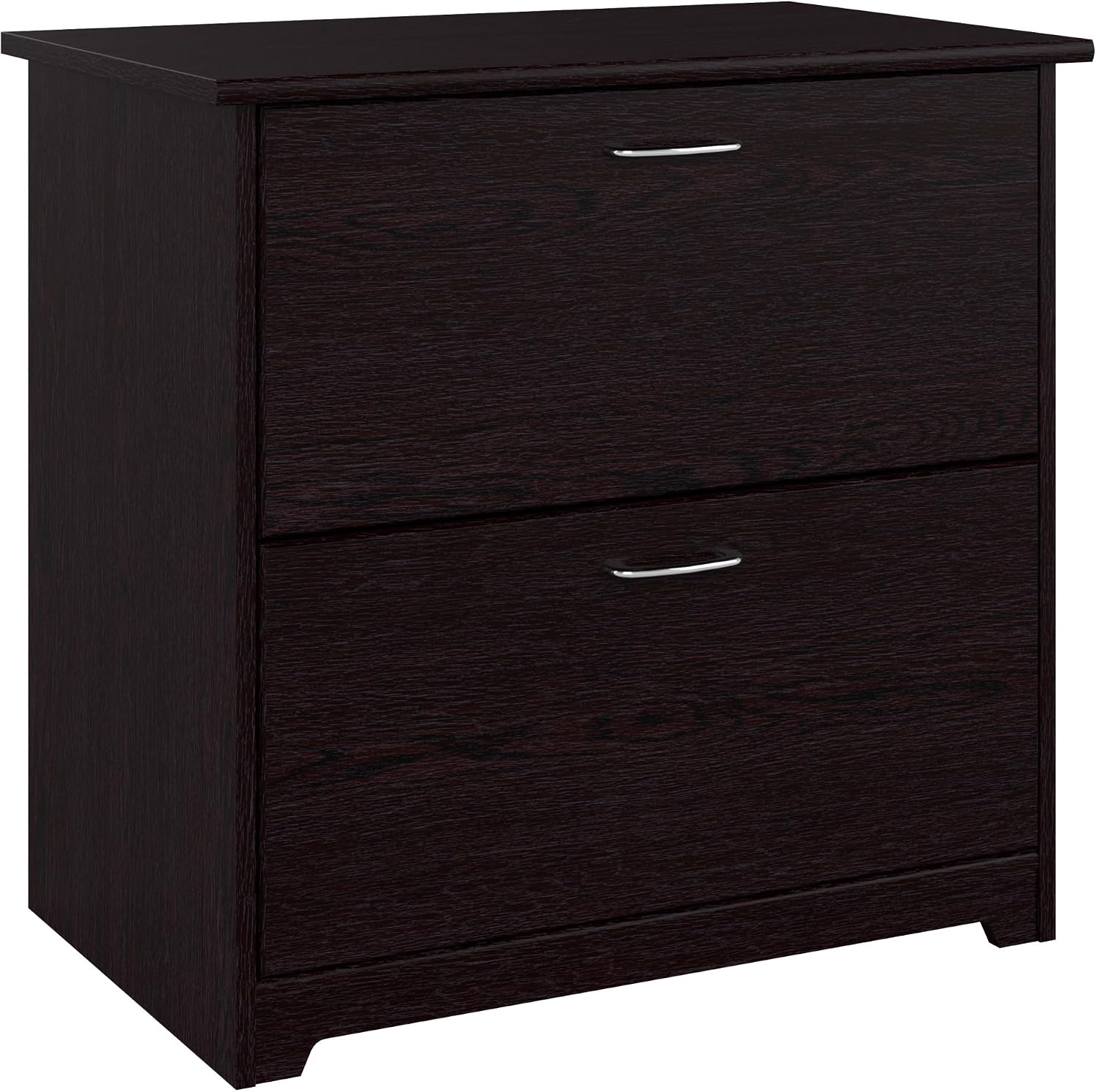 Bush Home Cabot 2 Drawer Lateral File Cabinet in Harvest Cherry, Home Office Chest for Letter, Legal, and A4-size Document Storage