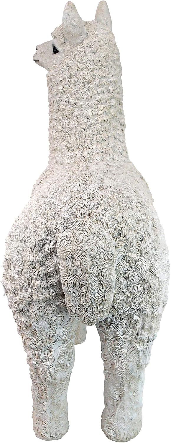 Design Toscano The Alpacalypse of Alpaca Garden Statues: Large