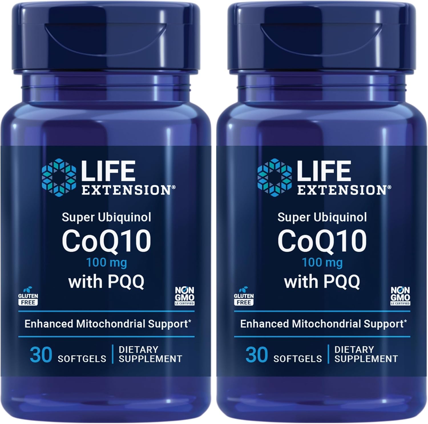 Life Extension Super Ubiquinol CoQ10 with PQQ, Heart Health, 30 Softgels
