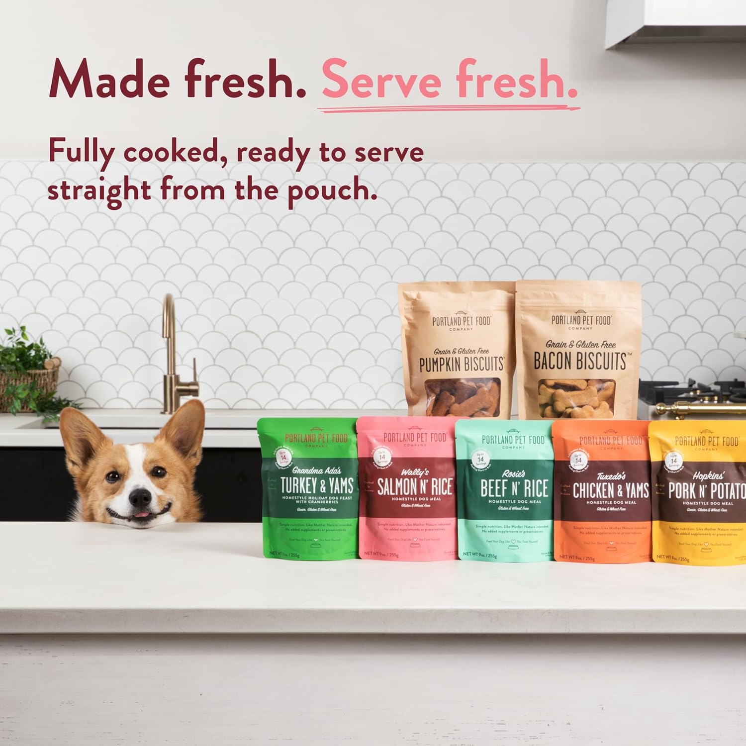 Portland Pet Food Company Fresh, Human Grade Dog Food Topper & Meal 5 Pack