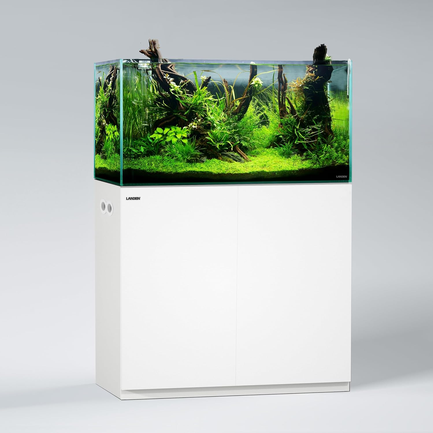 LANDEN Wooden Aquarium Stand & Cabinet, 20 Gallon Fish Tank, 17.7x17.7in