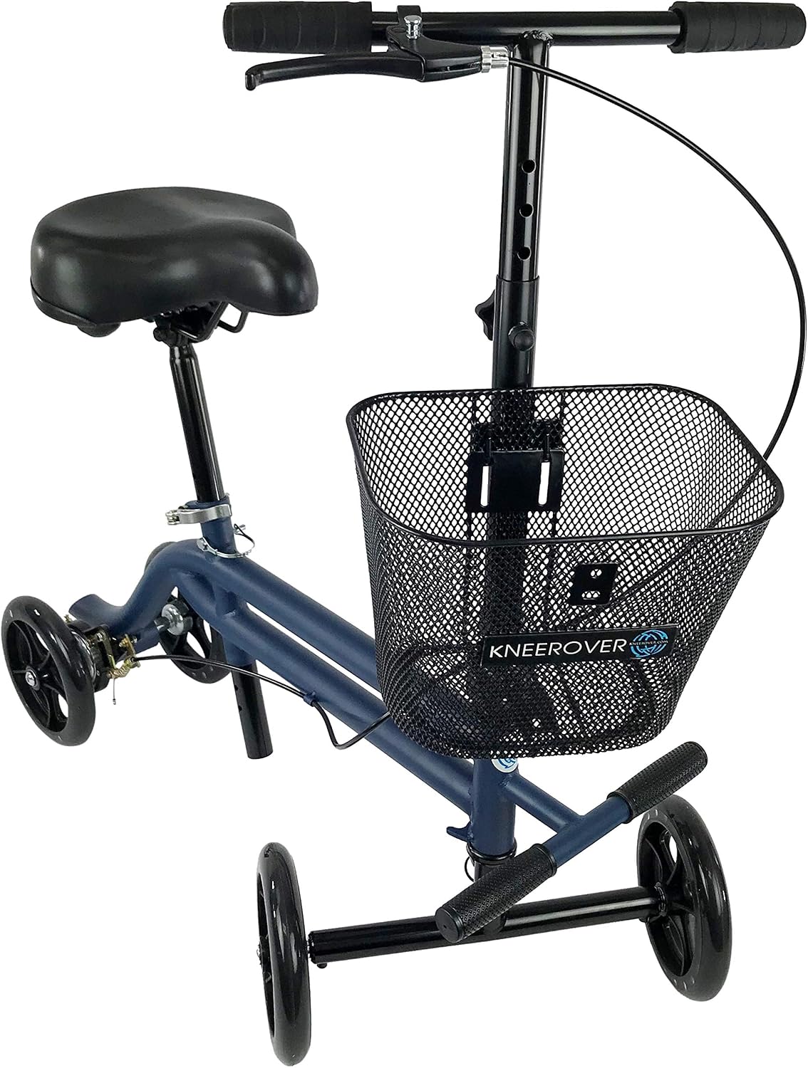 KneeRover Large Comfortable Gel Padded Seat for Steerable Seated Scooters | Manufacturer Replacement Accessory Part, For Sitting Scooter with Leg Rest