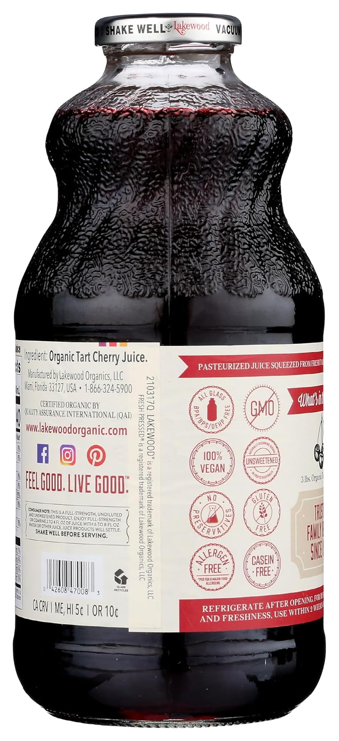 Lakewood, Organic Pure Apple Juice, 32 oz