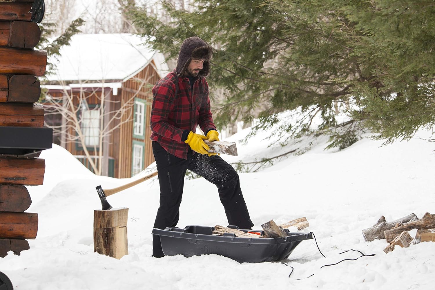 Pelican - Multi-Purpose Utility Sled - Pull Rope - 4 Season Sled - Any Outdoors Activities - Durable