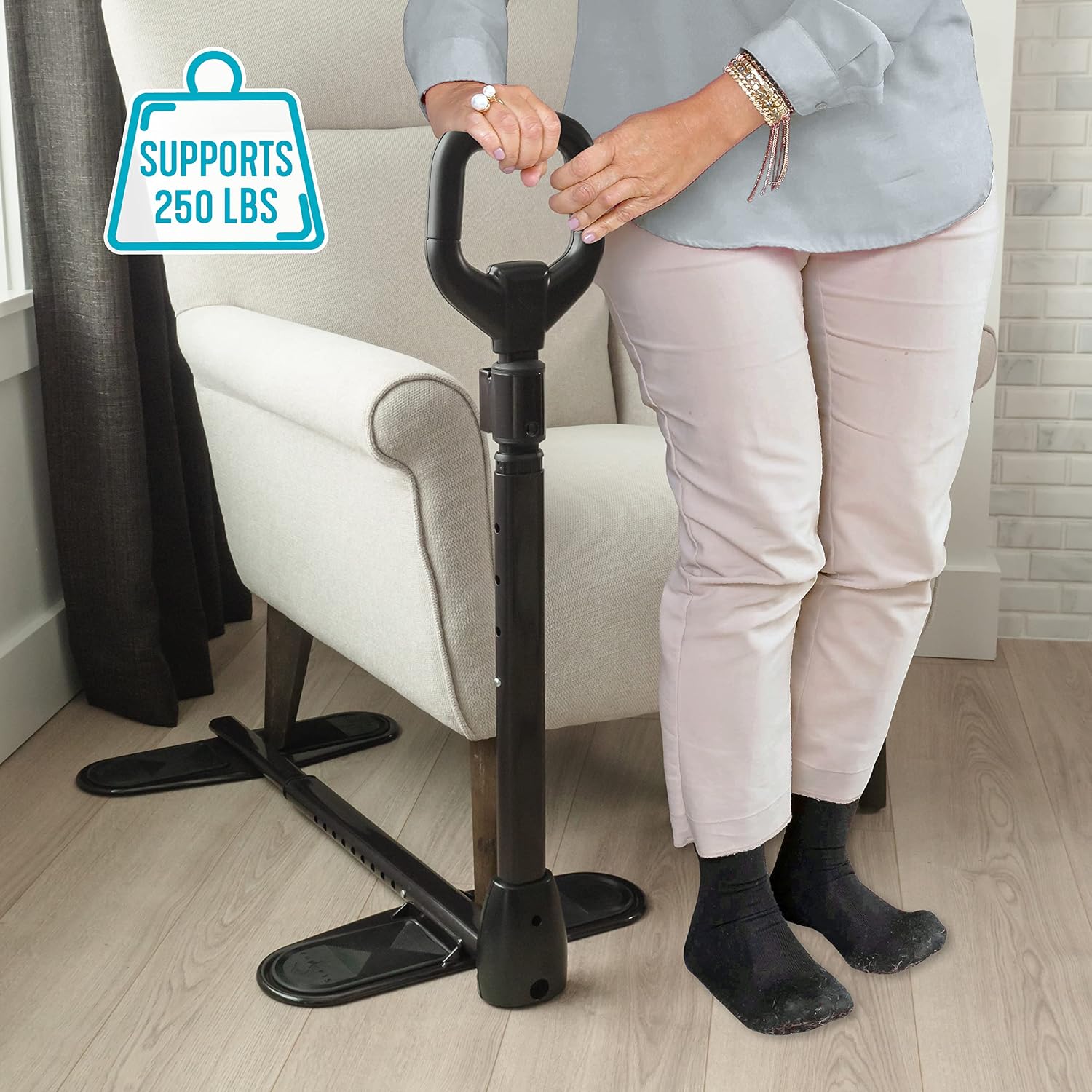Stander CouchCane, Standing Assistance Aid for Adults, Seniors, and Elderly, Chair Lift Assist, Standup Support, Adjustable Mobility Couch Rails