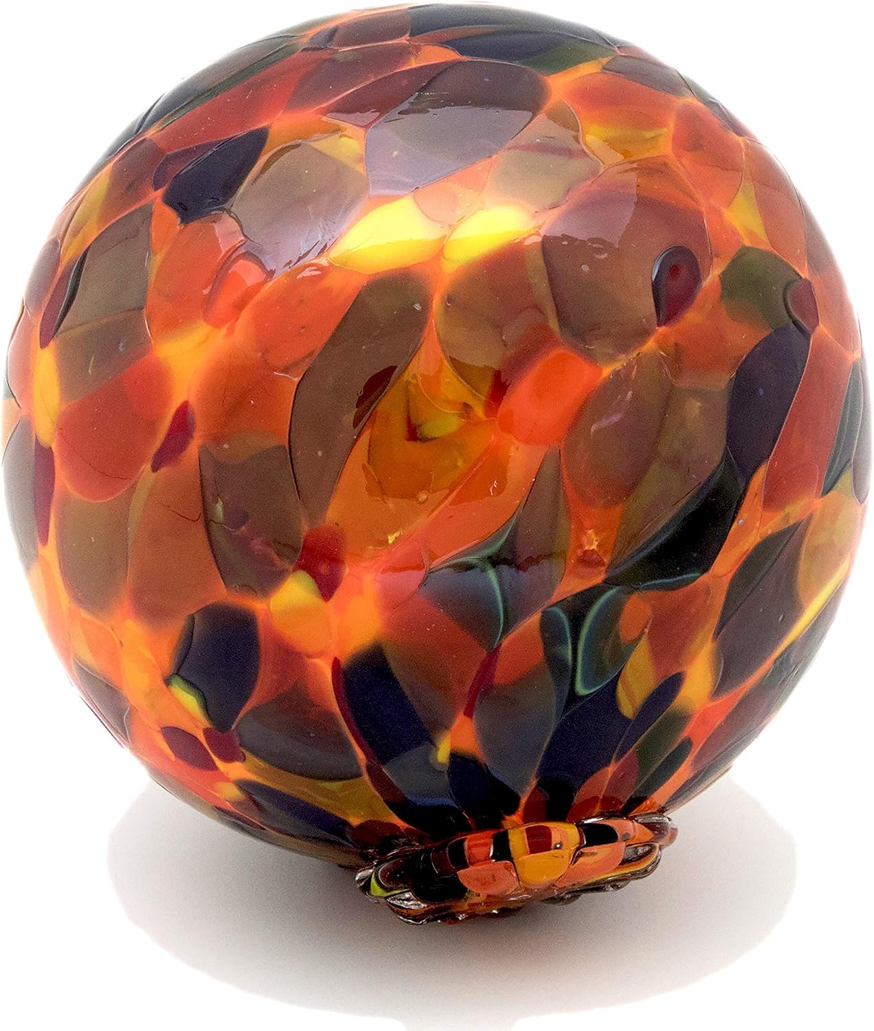 Totally Blown Glassworks Pond Float. Handmade Blown Glass, Garden Gazing Ball, Table Centerpiece