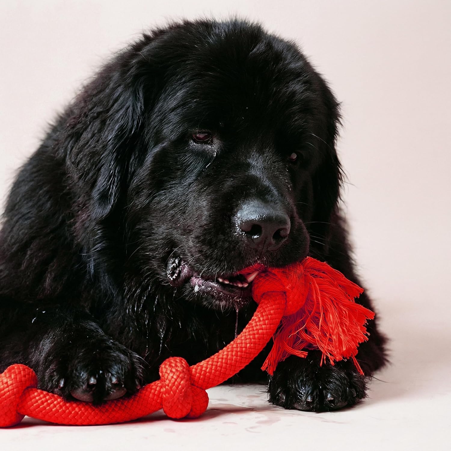 Playology Tug Rope Dog Toys for Large Breed Dogs - Jumbo, Beef Scent