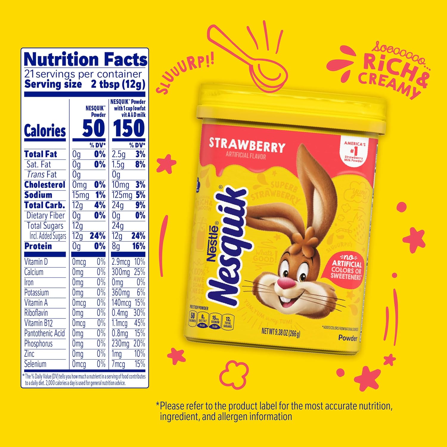 Nesquik Chocolate Powder Drink Mix 10 oz