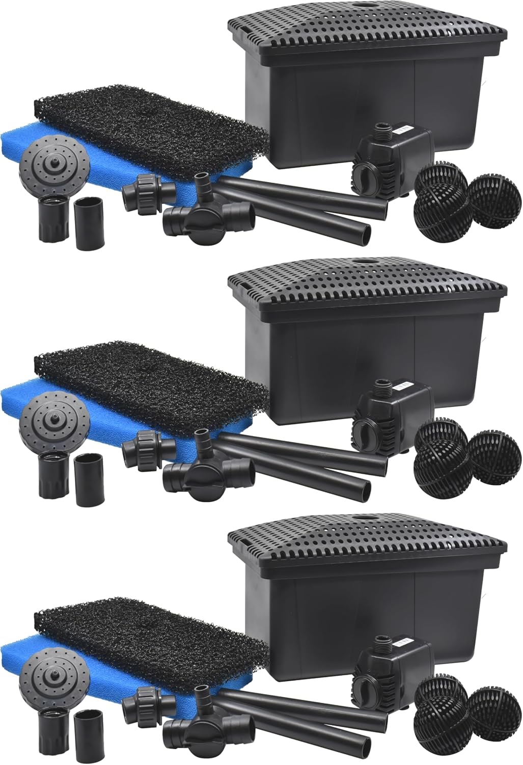 pond boss Medium Filter Kit with Pump for Ponds and Water Features