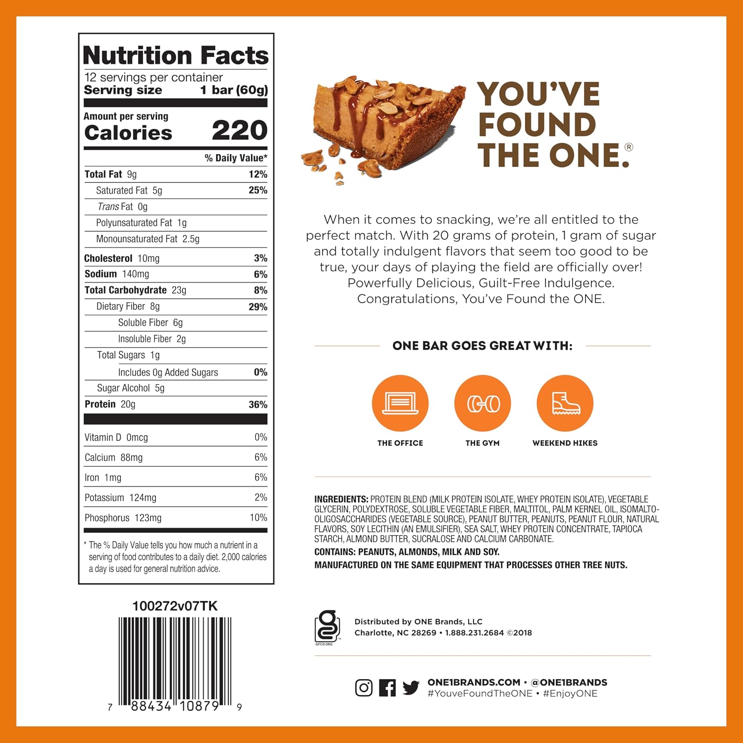 ONE Protein Bars, Best Sellers Variety Pack, Gluten Free Protein Bars with 20g Protein and 1g Sugar, Pantry Staples, 2.12 oz (12 Count)