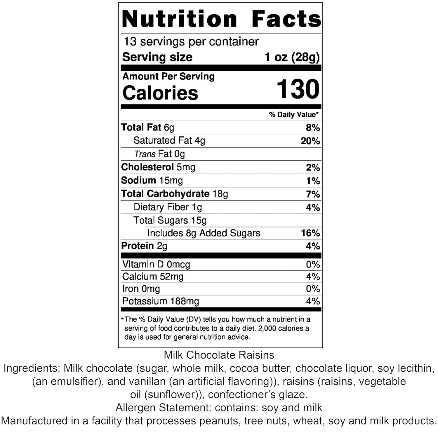 Arndts Fudgery Premium Chocolate Covered Candy (Milk Chocolate Raisins (2-13 oz. Bags))