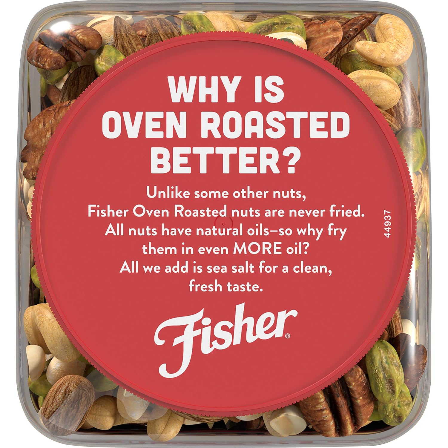 Fisher Oven Roasted Never Fried Deluxe Mixed Nuts, 24 Ounces
