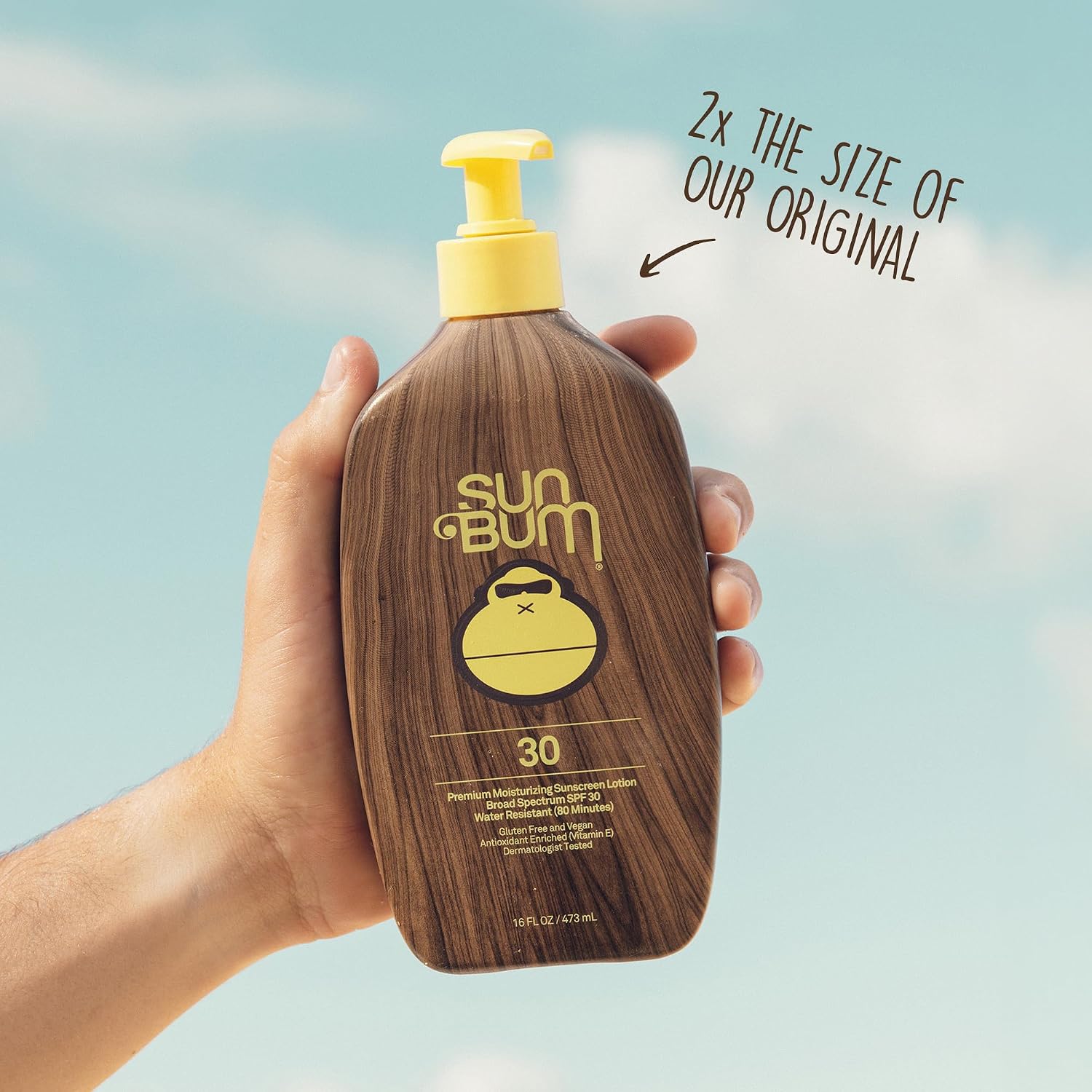 Sun Bum Original SPF 50 Sunscreen Body Lotion - 8 oz | Broad Spectrum Moisturizing Sunscreen with Vitamin E, Hawaii 104 Act Compliant (Made without Octinoxate & Oxybenzone)