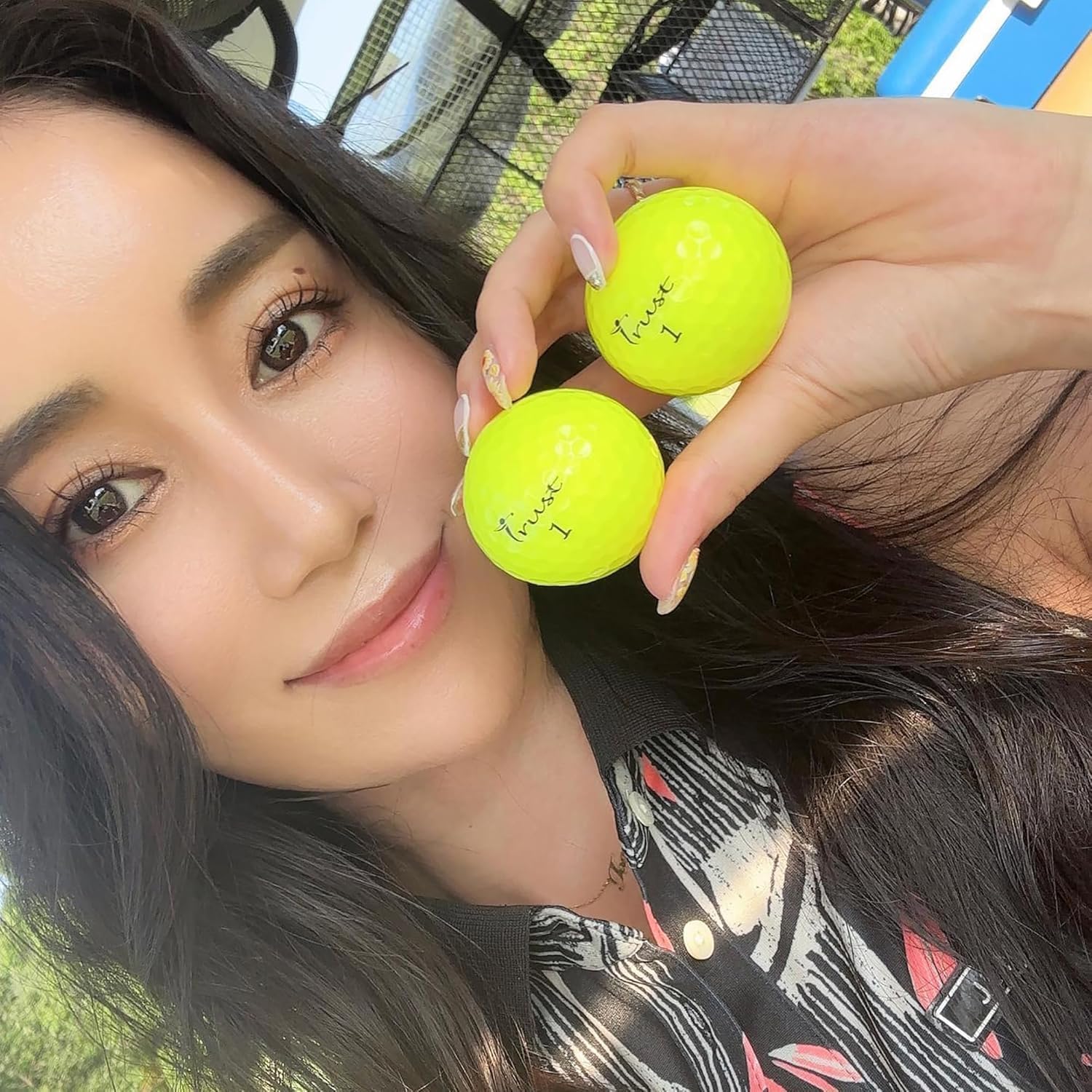 Trust Golf Balls - Aurora & Rosa Crystal Urethane Series | Eye-Catching & Easy to Spot | Maximum Distance, Soft Feel, Straight Flight