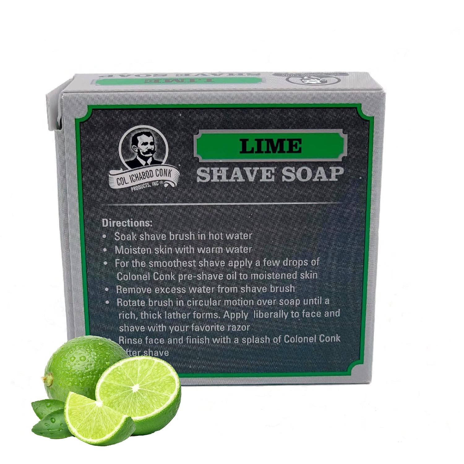 Col. Conk Worlds Famous Shaving Soap, Bay Rum (Net Weight 2.25 Oz)