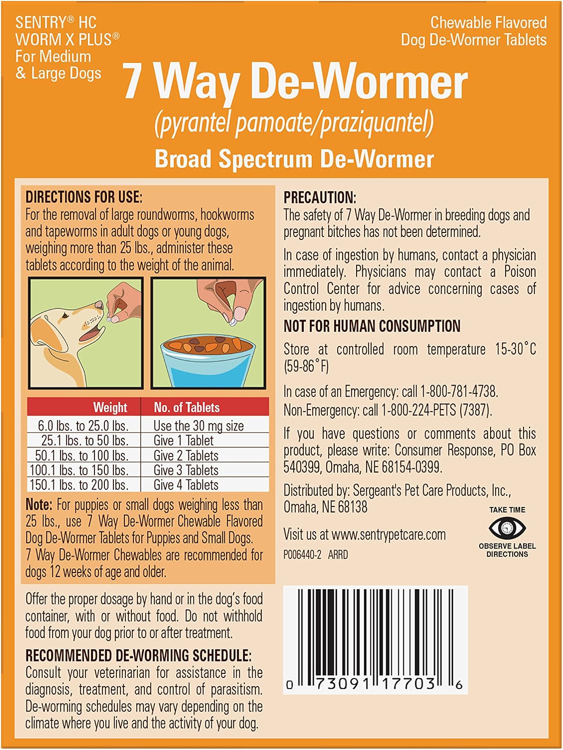 Worm X Plus 7 Way Liquid Dewormer for Dogs 2 oz Broad Spectrum Canine Anthelmintic Suspension Removes Hookworms and Roundworms for Dogs Up to 120 lbs | Ideal for Dogs up to 120 lbs; Precise Weight-Based Dosing; broad-spectrum canine parasite control; 2 o…