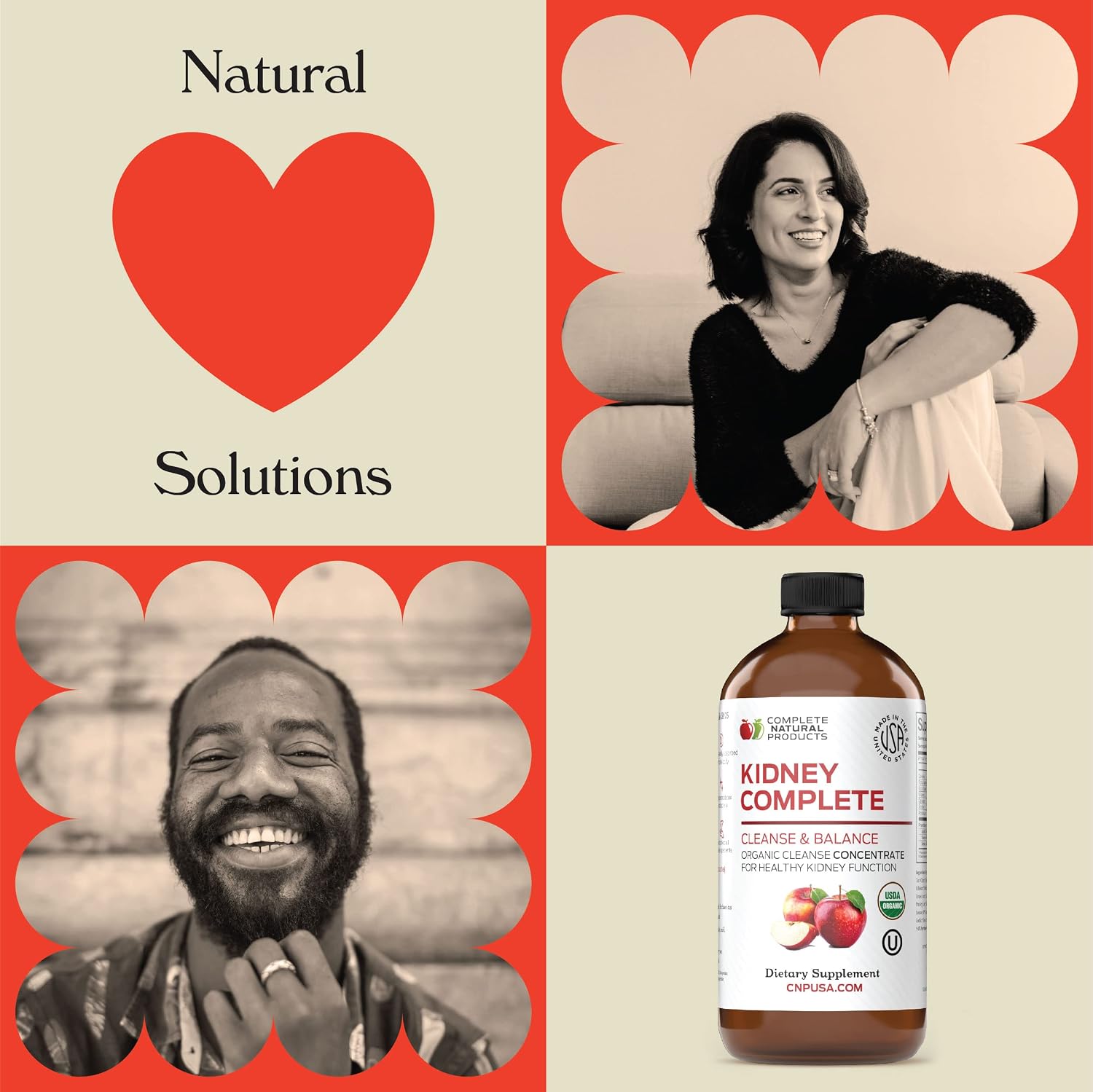 CNP | Kidney Complete Liquid 16oz - ACV, Lemon, Chanca Piedra Cleanse Aid | Kidney support liquid with apple cider vinegar, lemon and organic chanca piedra for daily cleanse and detox routines