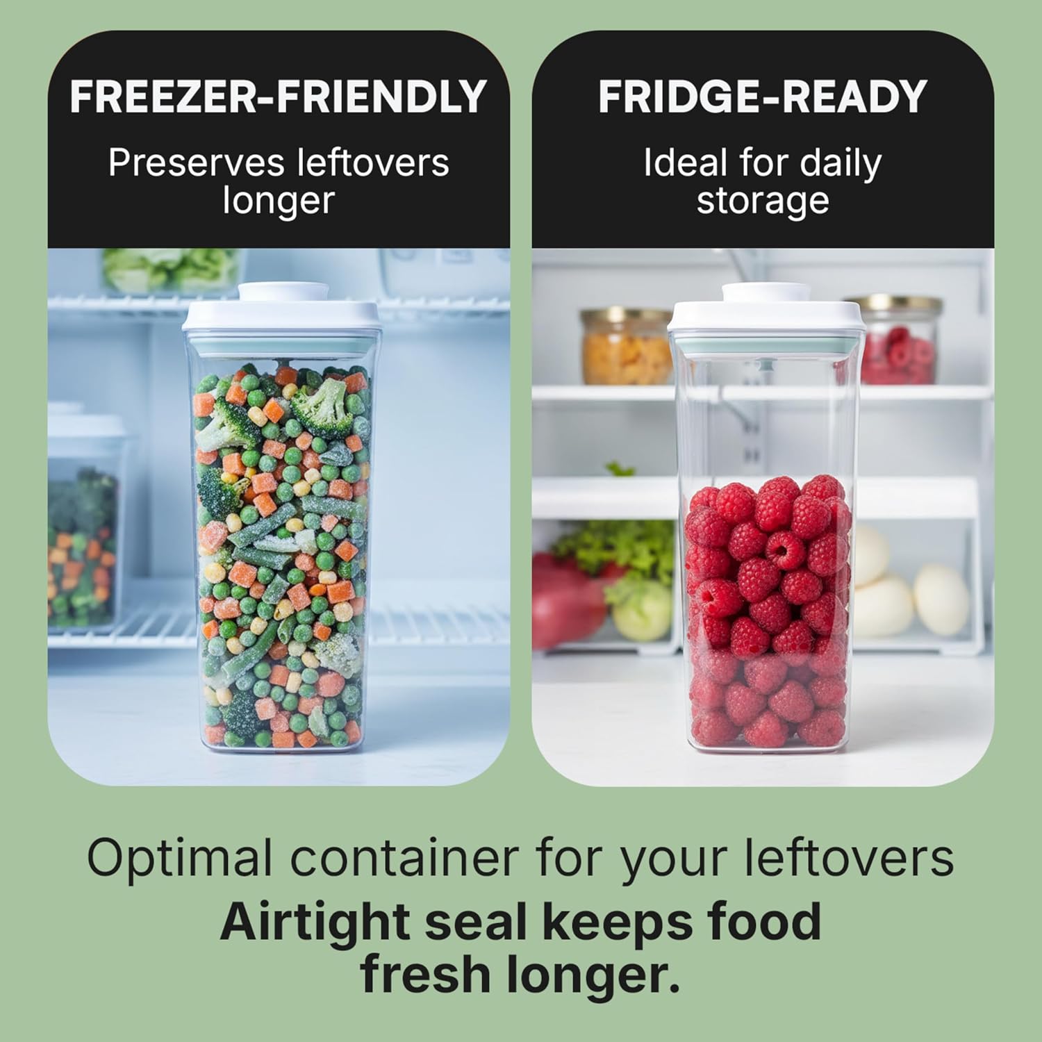 Bop Top Airtight Food Storage Containers | Pop-Top Lid | 16.5 Cups / 135 Oz