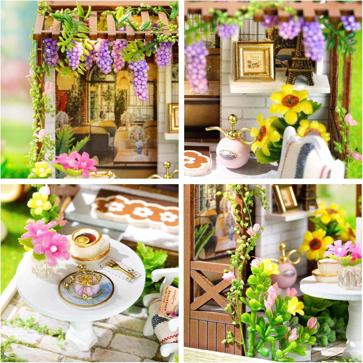 CUTEROOM DIY Doll Room Miniature Furniture Wooden House Kit-Study Room