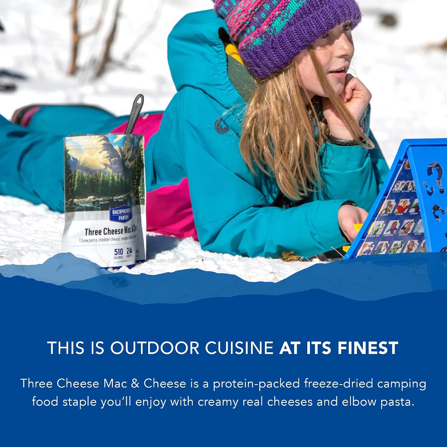Backpacker's Pantry Lasagna | 1-Pack | 29g Protein | 620 Cal | Vegetarian, Nut Free | Made in the USA | Freeze Dried Meal & Camping Food