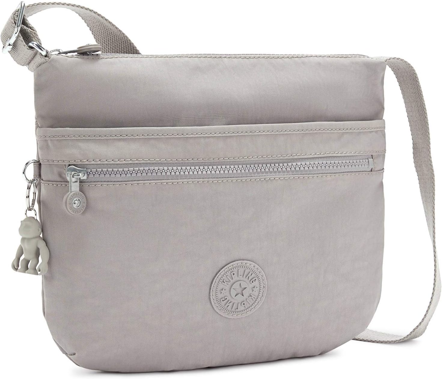 Kipling Womens Arto Crossbody Bag, Black Noir, 11.25 L X 10.25 H X 1.5 D US