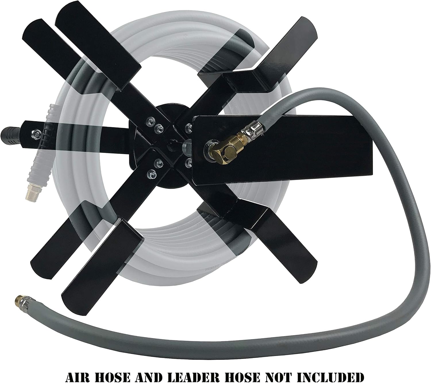 Primefit HRM38100 Manual Air Hose Reel with 100ft Capacity using 3/8" ID Air Hose