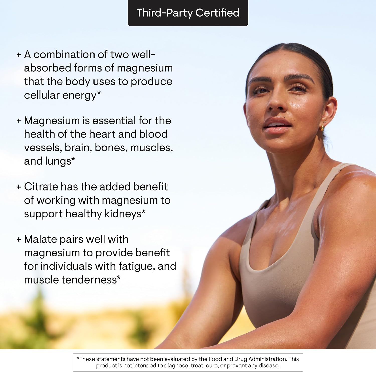 THORNE Magnesium CitraMate, Magnesium Citrate & Malate, 90 Capsules | Supports Heart Health, Skeletal Muscles, Cardiac & Lung Function, Bone Density