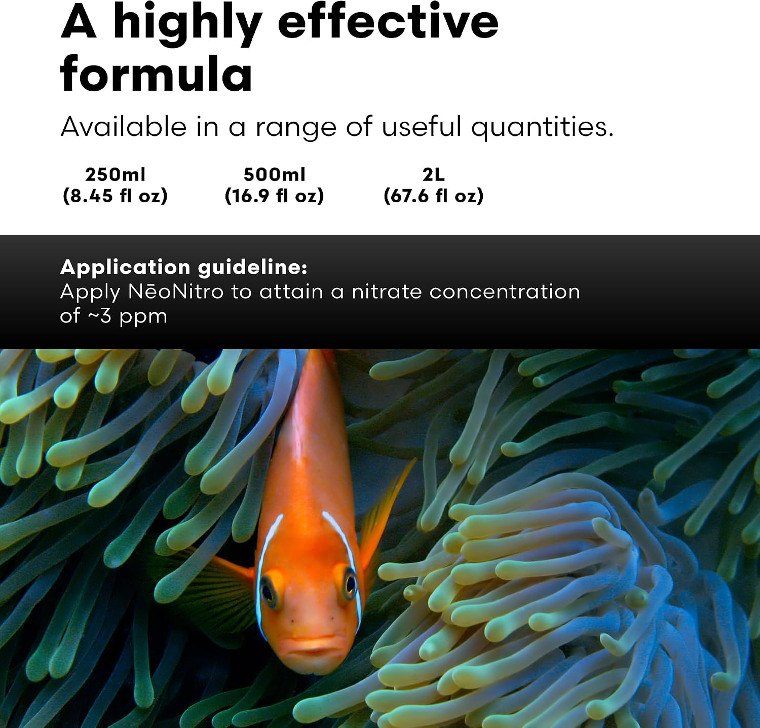 Brightwell Aquatics NēoNitro Nitrate Supplement for Reef Aquariums, 2L
