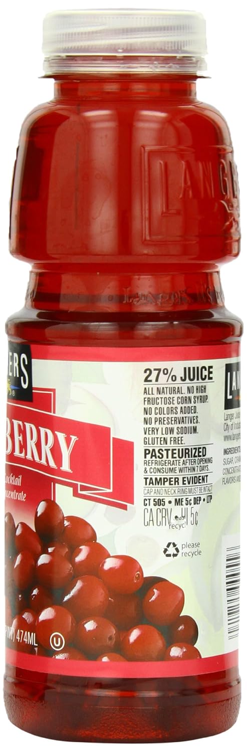 Langers Juice Pineapple Cocktail Juice, 15.2 Fl Oz (Pack of 12)