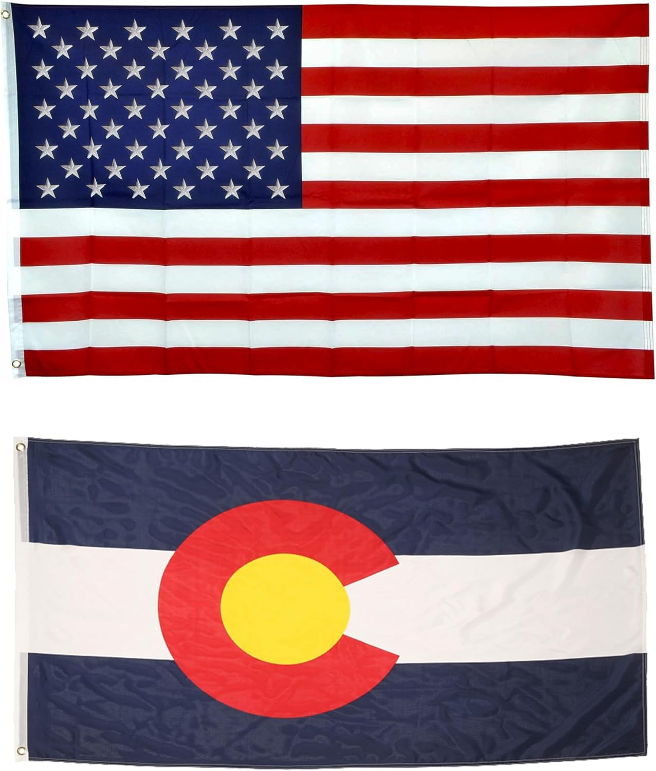 Shop72 American Flag 5x8 Ft, Allegiance to USA, American Flags for Outside, Our Allegiance To Freedom, This Garden Banner Made Heavy Duty to work outside as well, Bandera De Estados Unidos