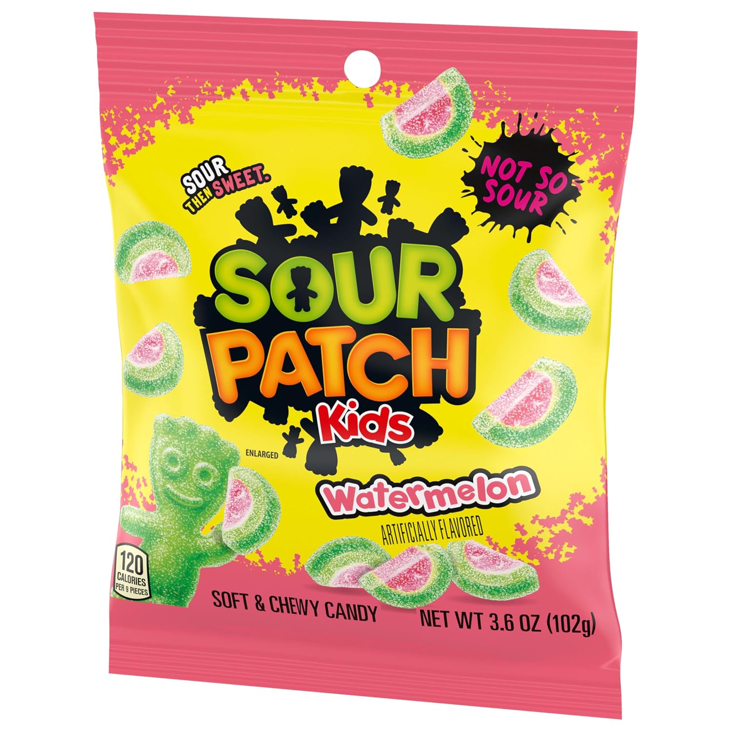 SOUR PATCH KIDS Watermelon Soft & Chewy Gummy Candy, Bulk Candy, 12 Bags