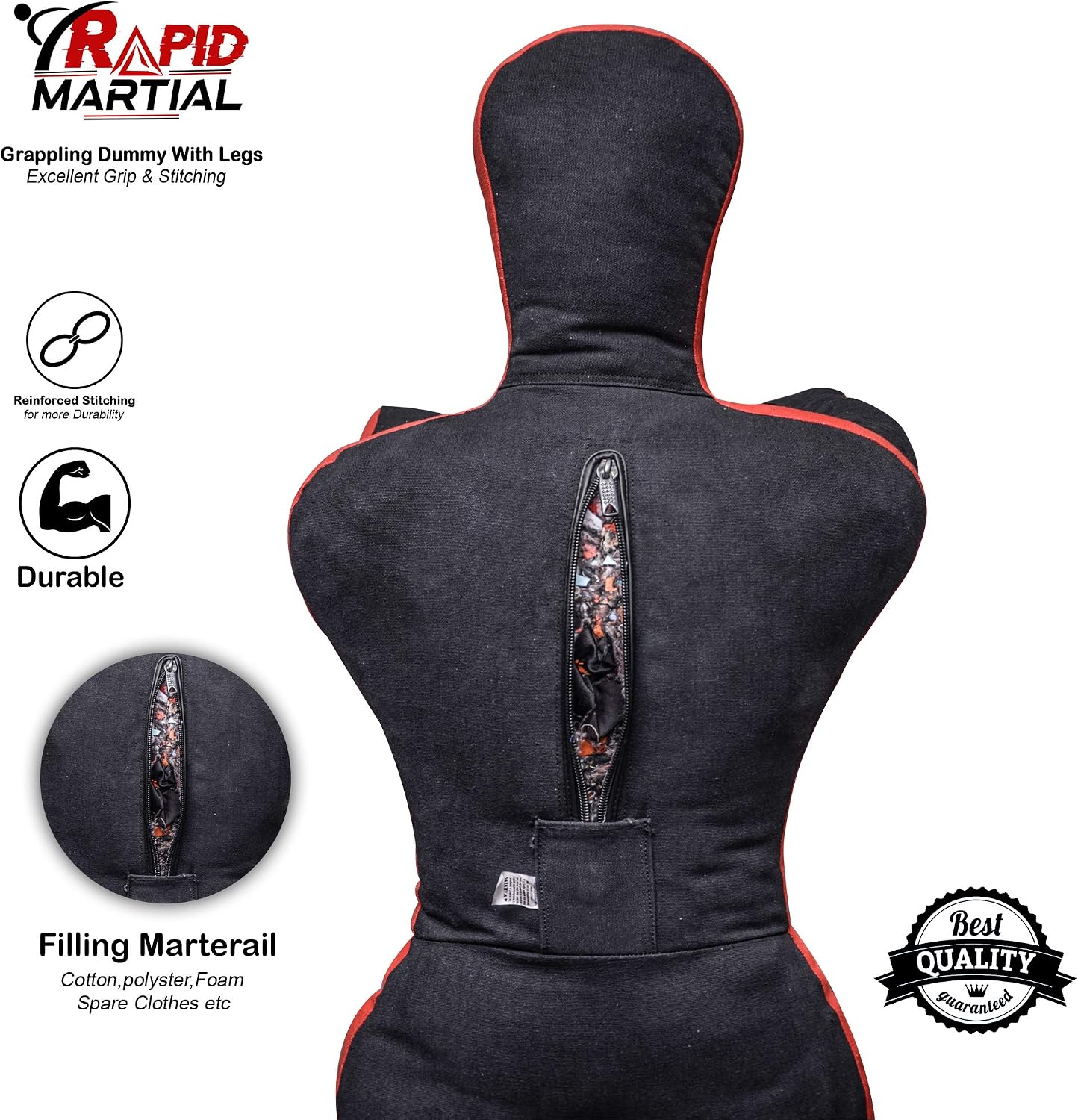MMA Grappling Submission Dummy Also for Judo Karate Krav MAGA Police & SELF Defence Training.- UNFILLED 6 Feet